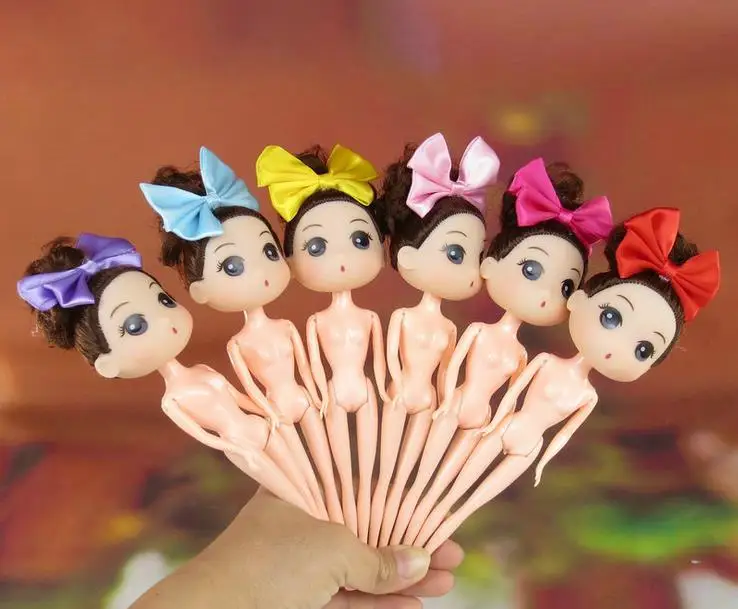 

12pcs/lot 18CM 7 inch naked dolls kids toys birthday gift for daughter also for baking cake decoration hot kawaii baby toys