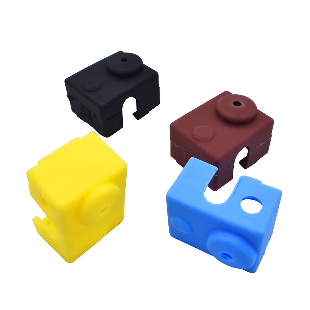 

1PC Insulation Cover Silicone Sock 3D Printer Silicone sock block Cover Heater Block Heater Protect Heat resistance V6