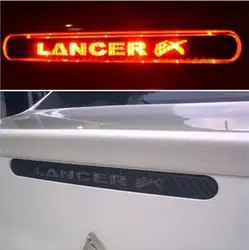 Углеродное волокно Тормозная наклейка для Lancer Ex 9 10 с высоким позиционным задним тормозным огнем наклейка s для Mitsubishi lancer автомобильные