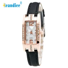 Hcandice relogio feminino указатель кварцевые наручные модные женские часы horloge 17may5