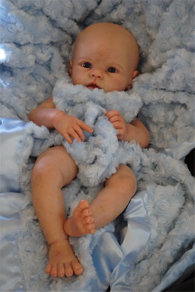 Reborn baby doll kit/набор силиконовых кукол Krista для DIY 2" Детские куклы-Реборн, аксессуары 3/4, голова, руки, ноги