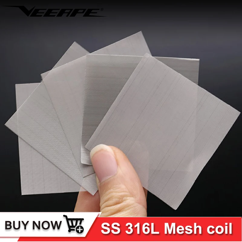 Сетчатая катушка Veeape ss 316L из нержавеющей стали 5 шт. для вейпа RDA профиля