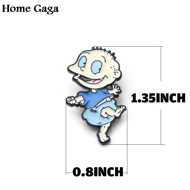 Homegaga цинк галстук мультфильм смешные булавки рюкзак одежда броши для мужчин и