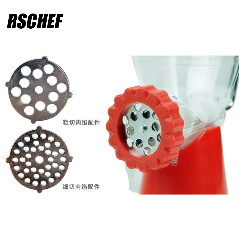 RSCHEF кухонный инструмент бытовой многофункциональный ручной мясорубка машина для наполнения колбасы