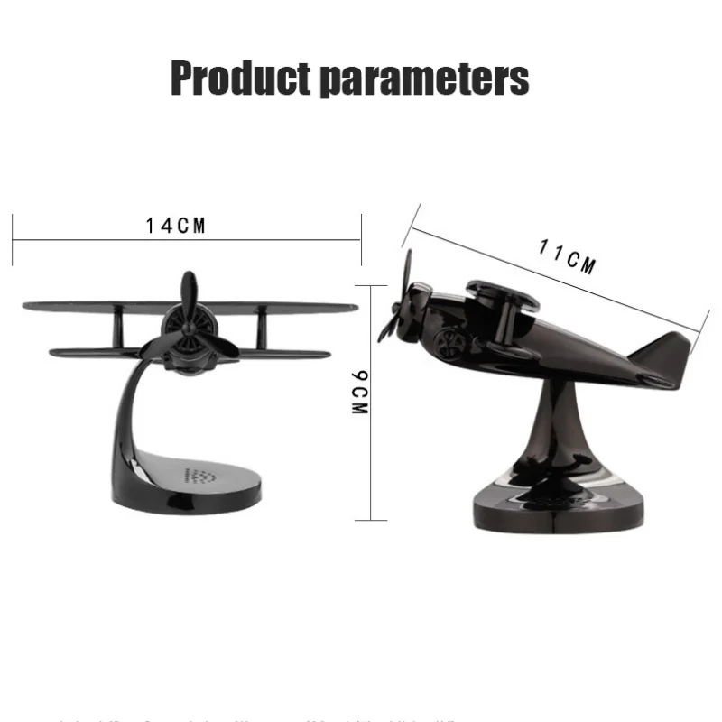  Car Aroma Diffuser Car Aromatherapy Solar Aircraft Decoration Air Freshener Aromatherapy