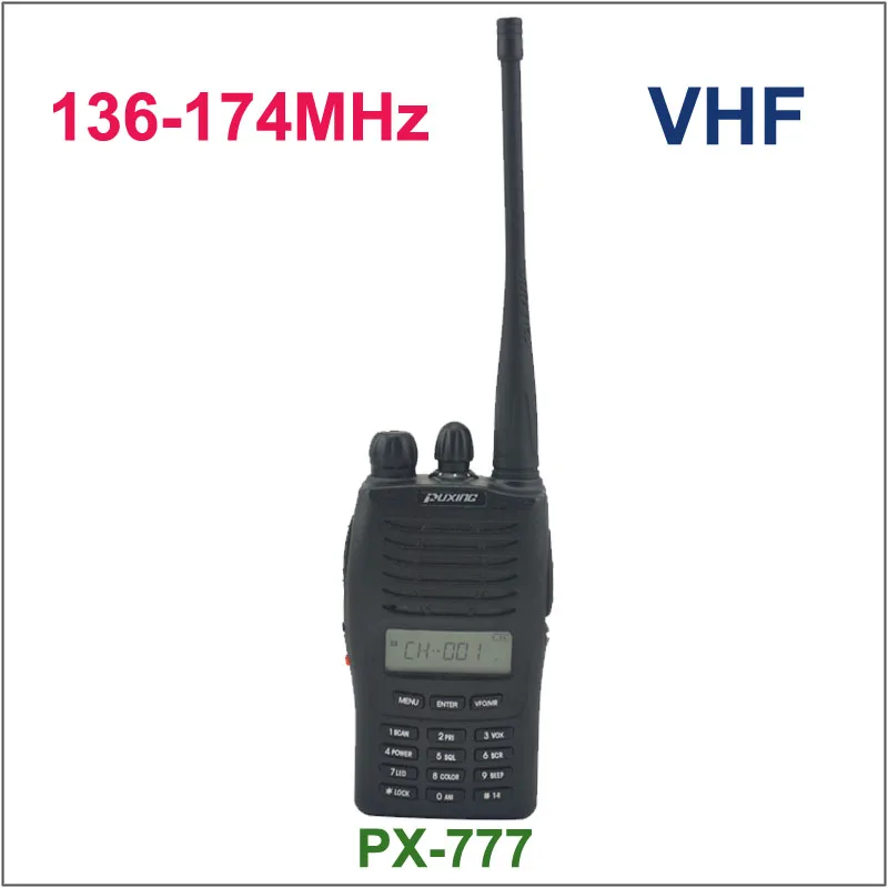 Новое поступление PUXING PX-777 VHF 136-174MHZ PX777 радио ham