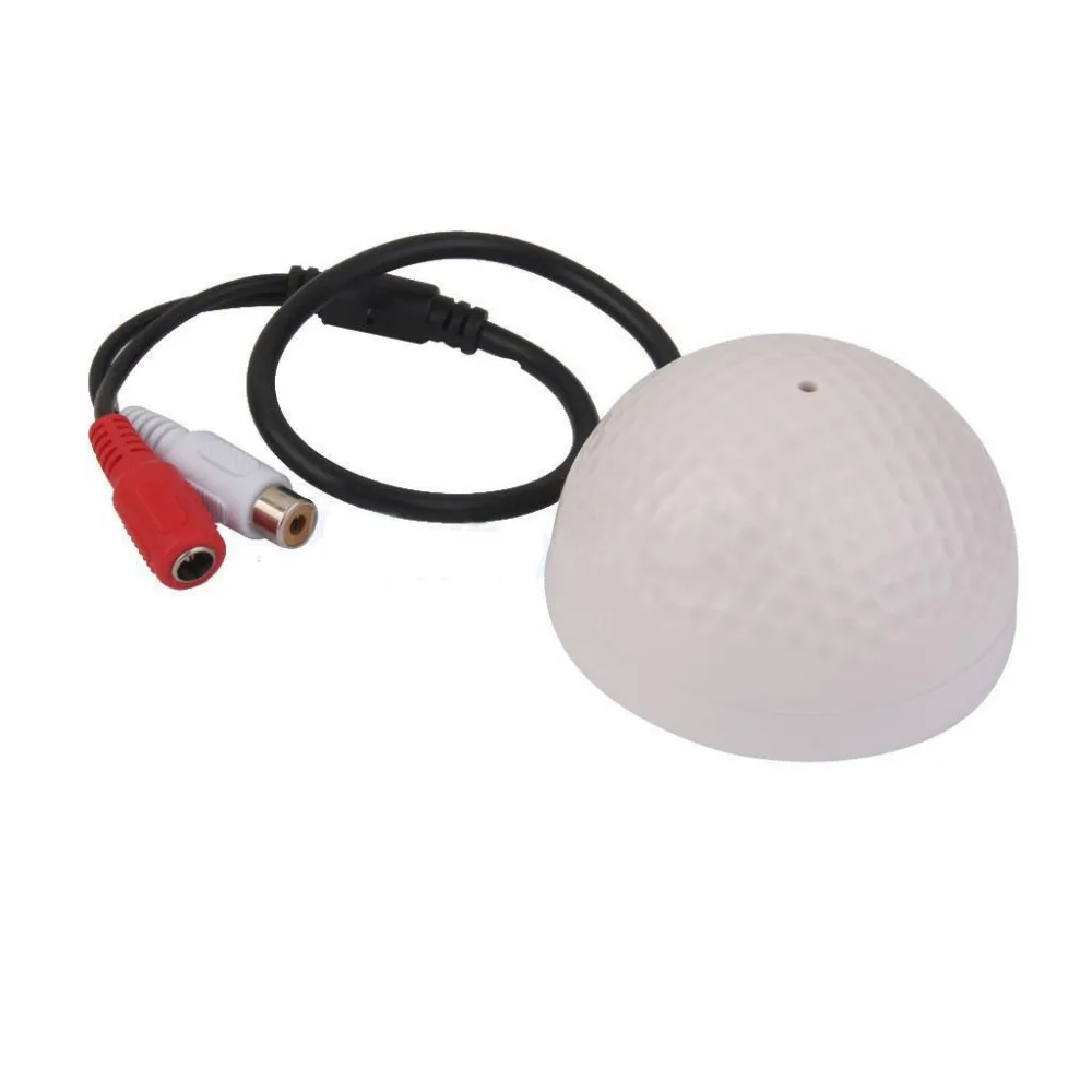 

High Sensitive Microphone DC Audio/Sound Cable Monitor for CCTV Security Camera