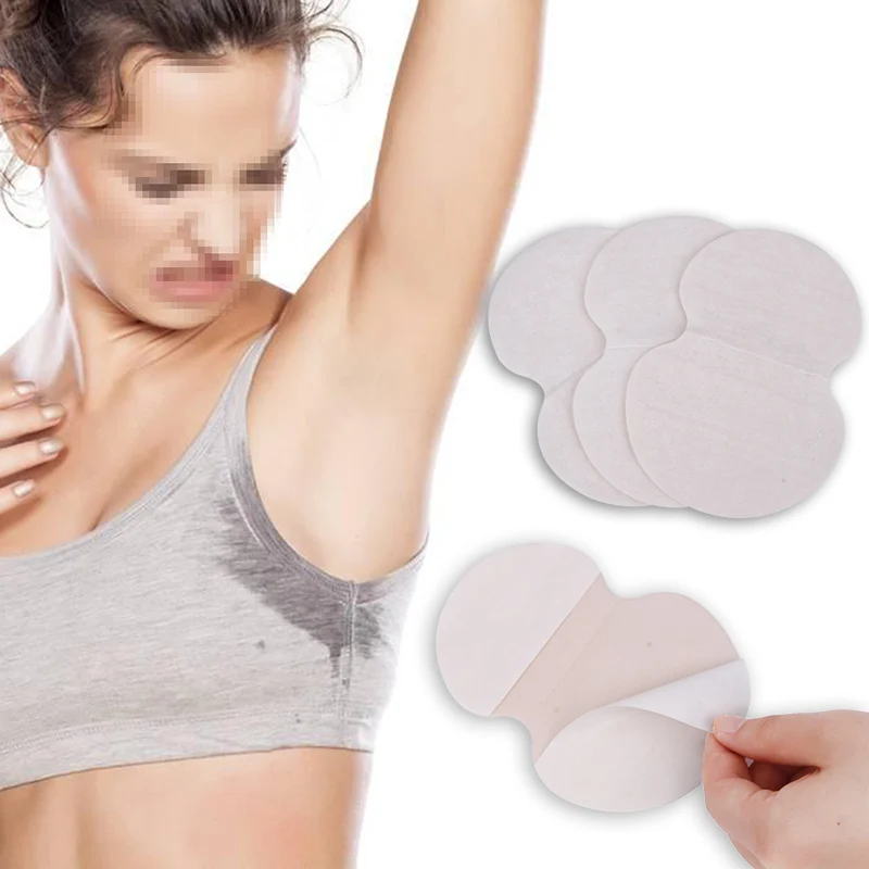 2 pcs Underarm Cotton Armpit Sweat Pads Disposable Armpits