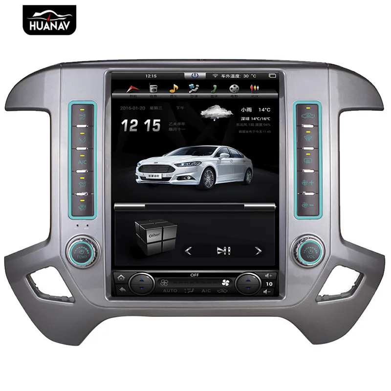 Android 8,1 Tesla стиль автомобильный dvd-плеер gps навигация для Chevrolet Silverado для GMC Sierra+ радио плеер стерео Мультимедиа