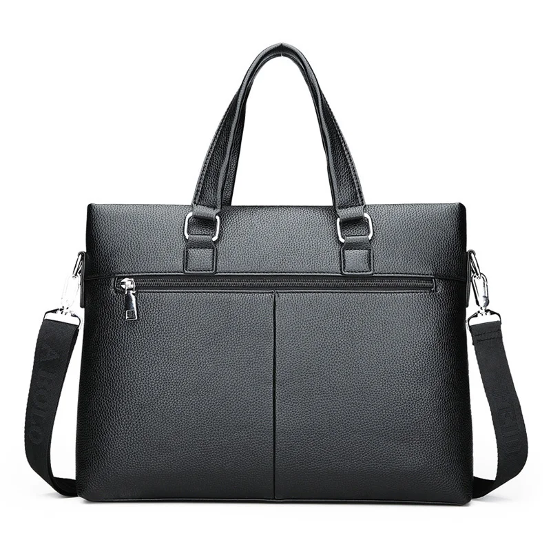 Деловые мужские сумки на плечо клетчатая деловая сумка для ноутбука для Dell мужская кожаная сумка мужская черная портфель для MacBook Air 14