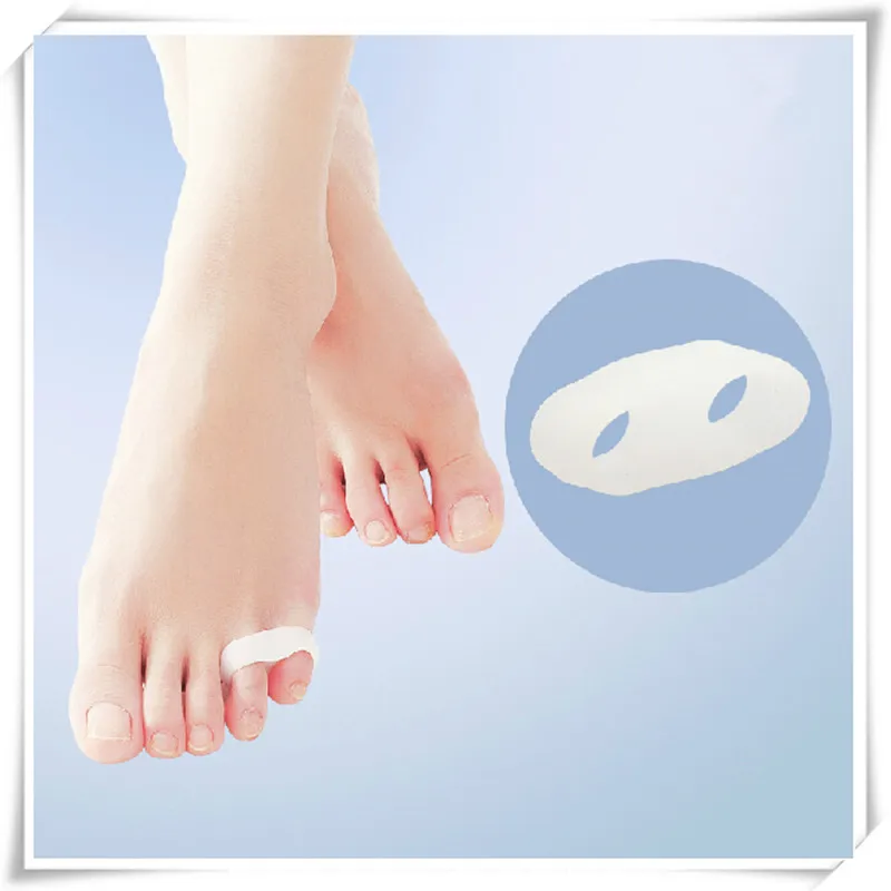 2pcs/pair Silicone Orthopedic Supplies Hallux Valgus Corrector Little Toe Protect Separator Massage Foot Care Tool #992