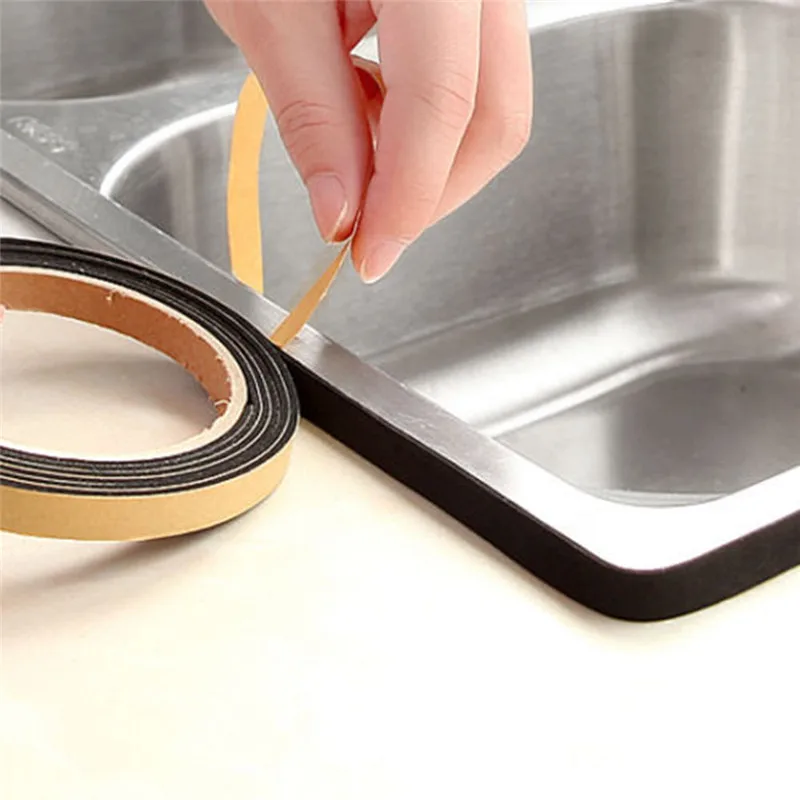 

2M Kitchen Self Sealing Adhesive Tape Polyethylene Multi function Anti Dust Waterproof Sealing Strip Tapes