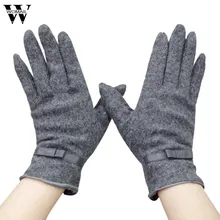 Бабочка узел мягкие и теплые женские короткие перчатки