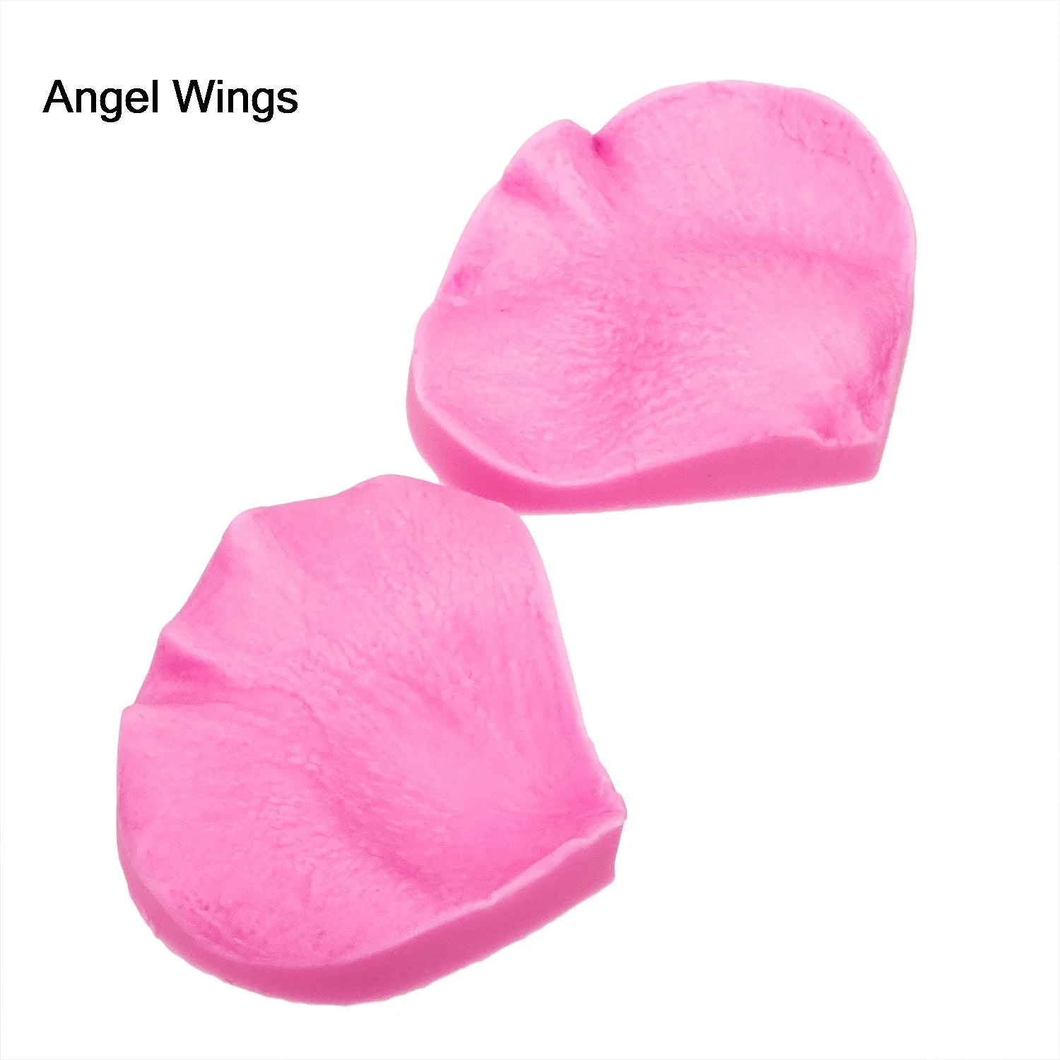 Angel Wings Food grade 3D силиконовая форма для помадки торта тиснение в виде лепестков розы