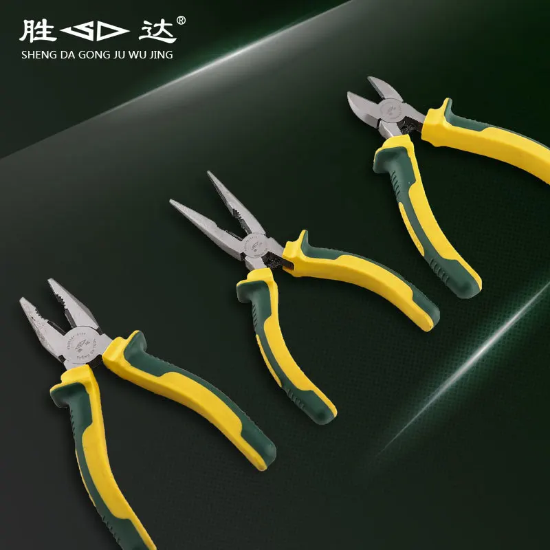 6" 8" High carbon Steel Wire cutting pliers set Clamp Diagonal long