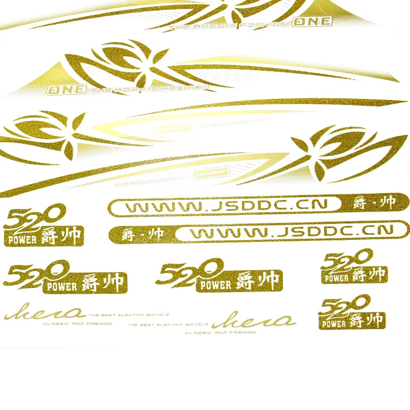 Waterproof Mountain Bike Bicycle Stickers PVC Protection of Bicycle Frame 38.5cm*40.5cm Bike Stickers Decals Bicycle Accessories