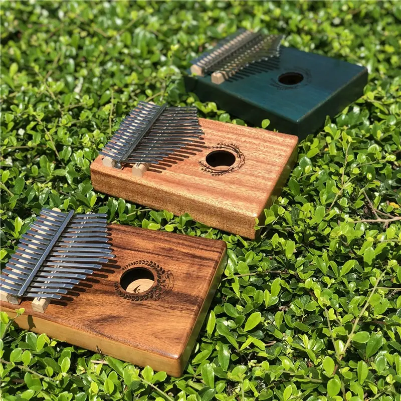 

17 Keys Finger Thumb Piano Kalimba Mbira Natural Calimba Acacia Carolinba Thumb Piano Set Kalimba Set Keyboard Instrument