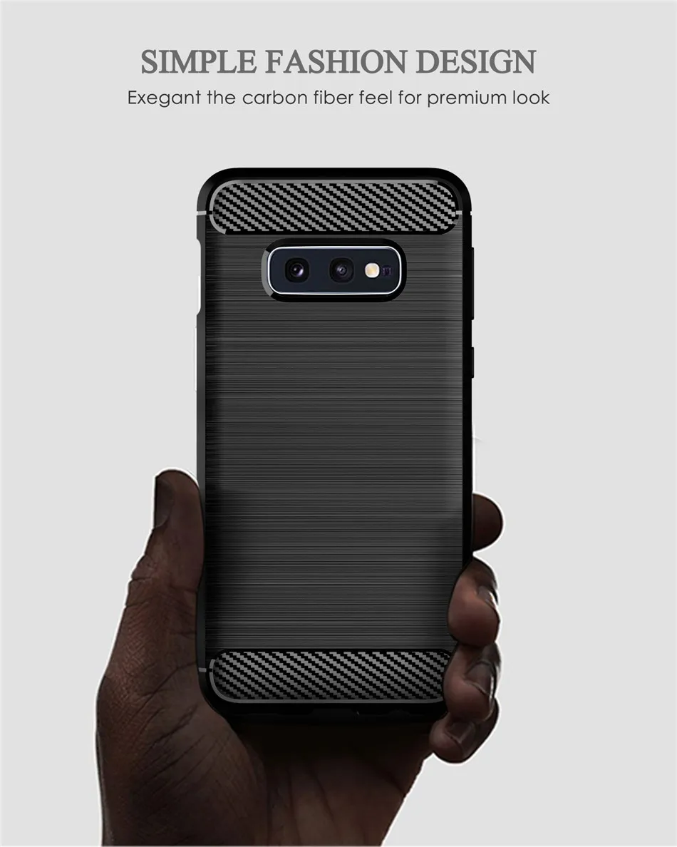 For Samsung S10 Case Silicone Rugged Armor Soft Back Cover Case For Samsung Galaxy S10e S10 Lite Pro S10Pro ShockProof Cases (4)