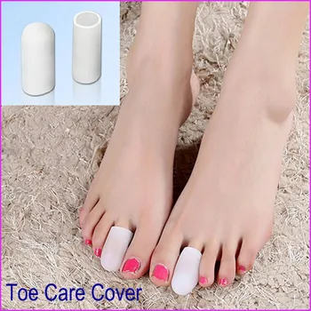 

3Pair New Manicure Silicone Toe Tube Bunion Protector Gel Feet Care Cover Toe Separator Separateur Orteil Silicon Pedicure Tools
