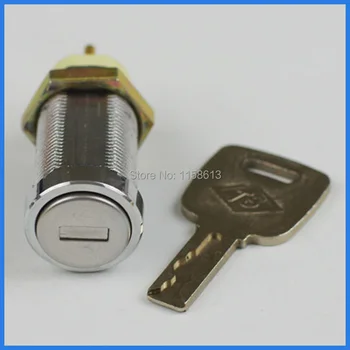 

5 pieces 32mm waterproof dustproof keyed alike cylinderical switch lock slot machine lock