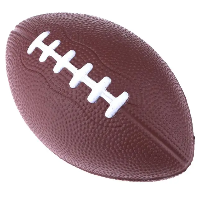 Mini Standard Rugby Ball Soft PU Foam Brown Anti-stress Rugby Soccer Squeeze Ball England France Italy Australian Rugby Balls