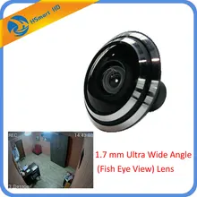 New 1/3inch Mini Lens 1.7 mm Ultra Wide Angle (Fish Eye View)For CCTV IR HD AHD TVI 1080P Wireless Network Night Vision Camera
