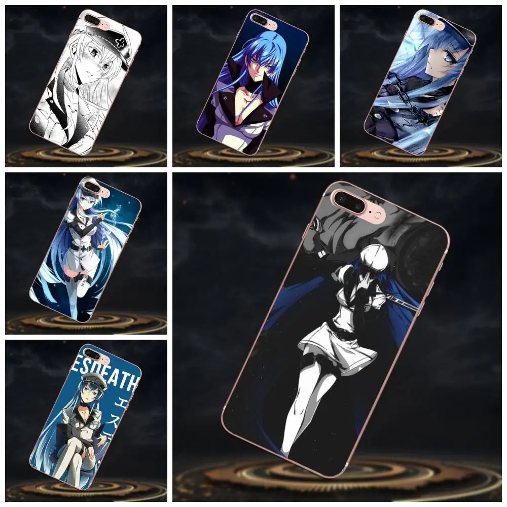

For Xiaomi Redmi Note 2 3 3S 4 4A 4X 5 5A 6 6A Pro Plus Protective Unique Design Phone Case Anime Girl Akame Ga Kill Esdeath