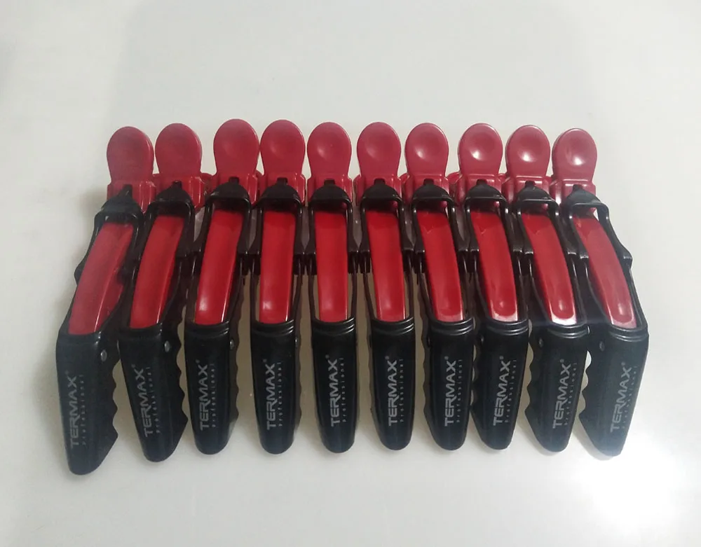 

Free Shipping Croc Hair Clip Hair Grip Clips GIC-HA608 Wholesale 10PCS Plastic Professional Hairdressing Salon Section