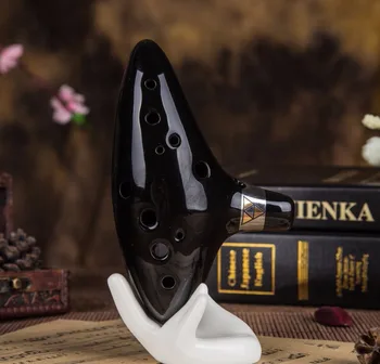 

Ceramic Ocarina Flute 12 Holes Alto C High Quality Professional Porcelain Ocarina Kiln-fired Handmade Musical Instrument