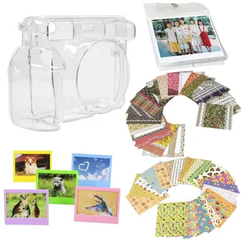 

5 in 1 Accessories Set Transparent Protective Case Photo Frame Stickers Wall hanging frames for 5-Inch Film Wide 300 W300