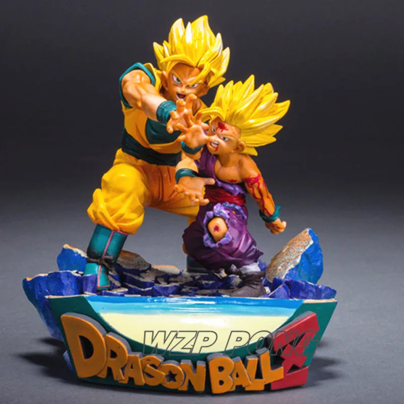 Super Saiyan Kakarotto Гохан боевые повреждения фигурка героя модель игрушки в боевом