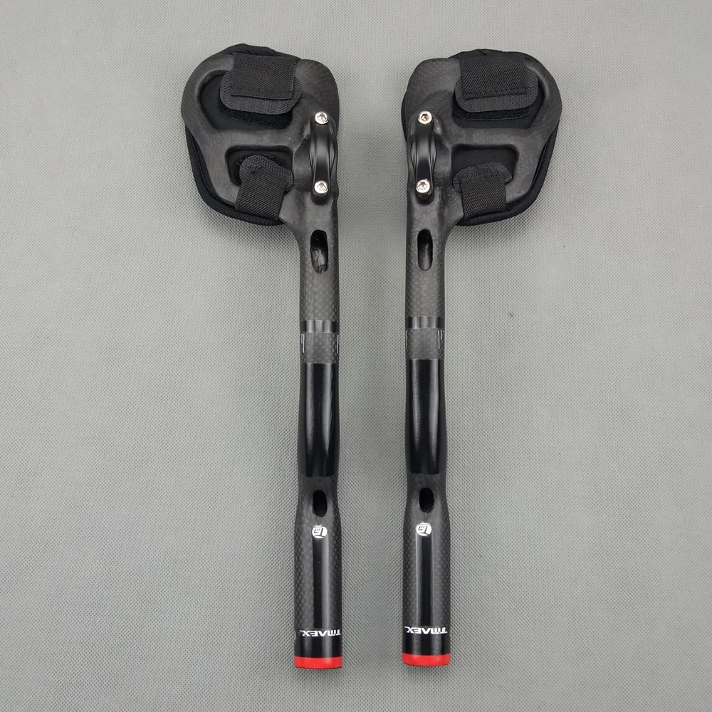 Bicycle Accessories Bicycle Handlebar Bicycle Handlebar Rest Full Carbon Fiber Road Bicycle Handlebar Road Rest Aero Carbon TT Bike Handle Bars Trial TT Bar 3K Matte