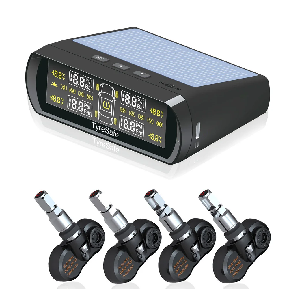 New Arrival Solar TPMS with mini Internal sensor Car Tire Diagnostic