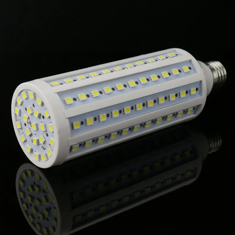 Высокая яркость SMD 5050 E27 E14 E40 светодиодный лампы 85-265AC светодиодный потолочный светильник 36-42 60 86 102 132 165 светодиодный s 5050 7W9W12W15W20W25W30W кукурузы светильник