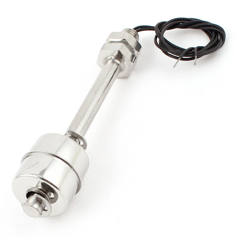 

Stainless Steel Liquid Water Level Horizontal Float Sensor Switch 100mm Stroke