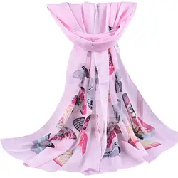 Богемный стиль дамы шарф Для женщин женские летние длинный шарф с цветочным принтом для девочек мягкая шаль обертывания шарфы женские mujer