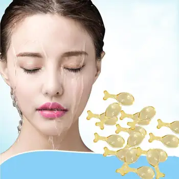 

5pcs 10 Peptide EGF Factor 24K Gold Liquid Anti Aging Whitening Care Capsule wrinkle Remove Ance No Bottle 5 capsules