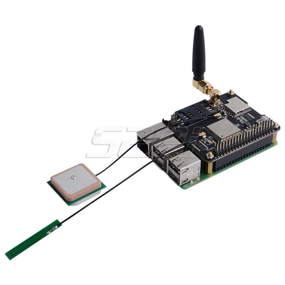 52Pi IoT Node(A) один из DockerPi серии модуль содержит GSM, gps, Lora для Raspberry Pi 4 B для Raspberry Pi все модели