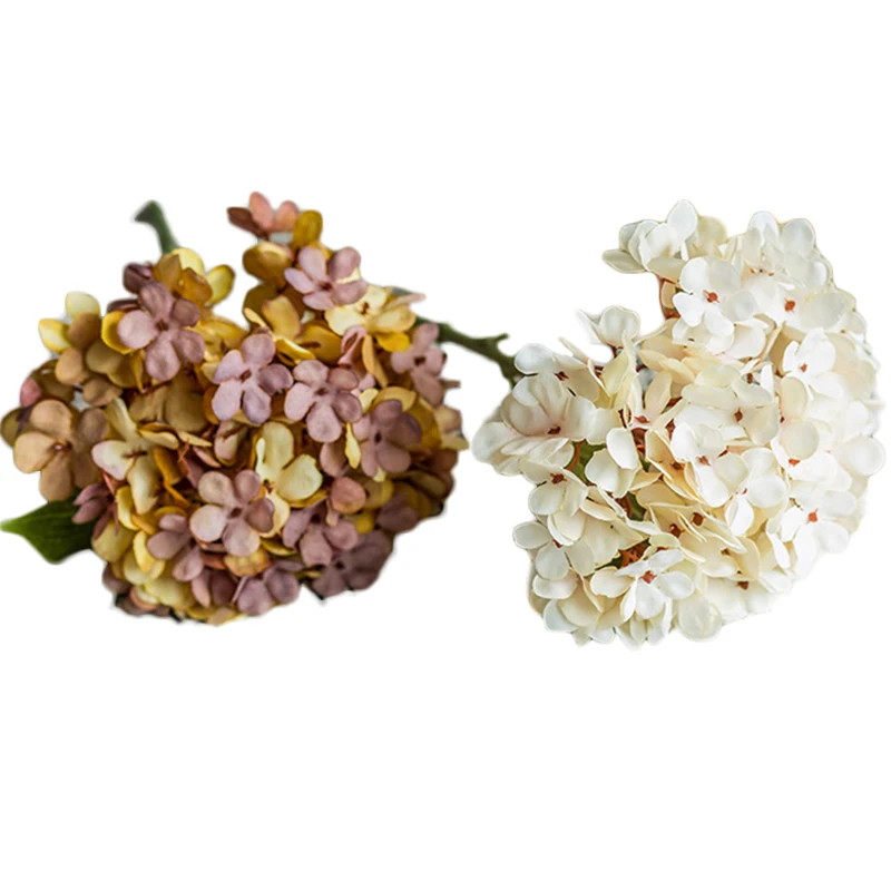 Artificial Hydrangea Flower Decoration Home Window Bouquets Decor Wedding Silk