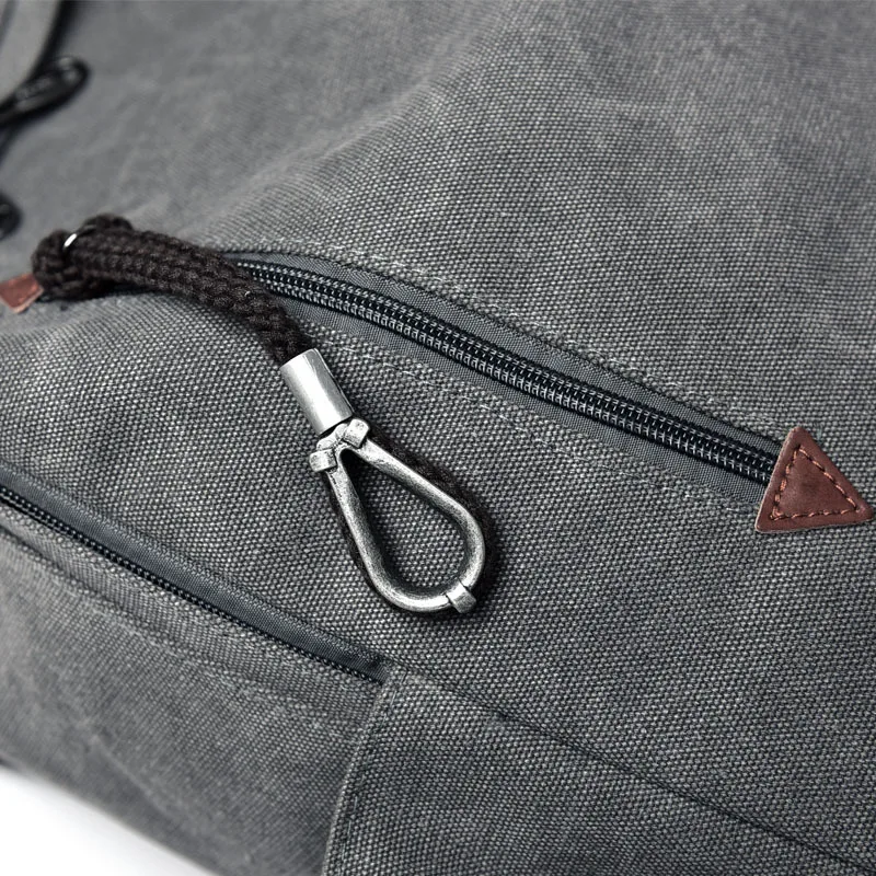  Big Canvas Backpack Man High Quality Large Leisure Multifunction Back Pack Men Bagpack Laptop 2019  - 33044775249
