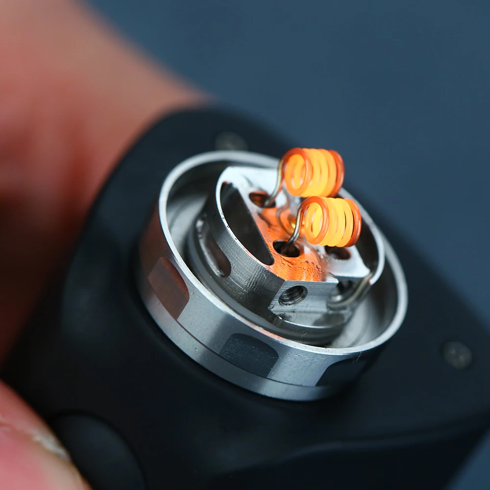 Распылитель GeekVape Blitzen RTA 2 мл/5 м емкость 24 мм Диаметр бака Поддержка двойной и одной катушки для электронной сигареты коробка мод