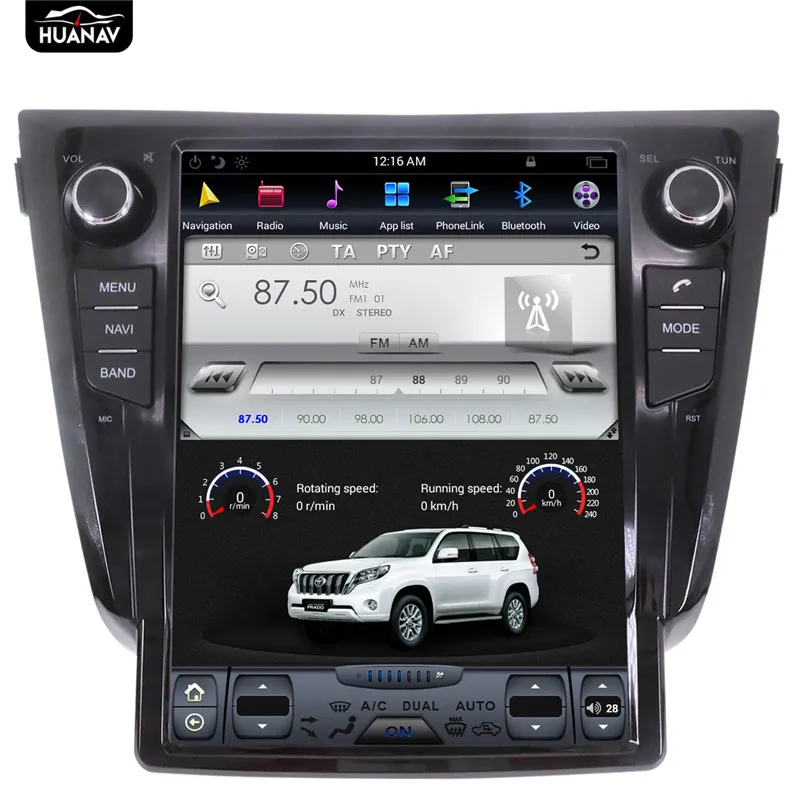Perfect HUANVA Android 7.1 Stereo Automedia no Car DVD Player GPS Navigation For Nissan X-TRAIL/Qashqai/Rouge 2013+Auto player Headunit 3