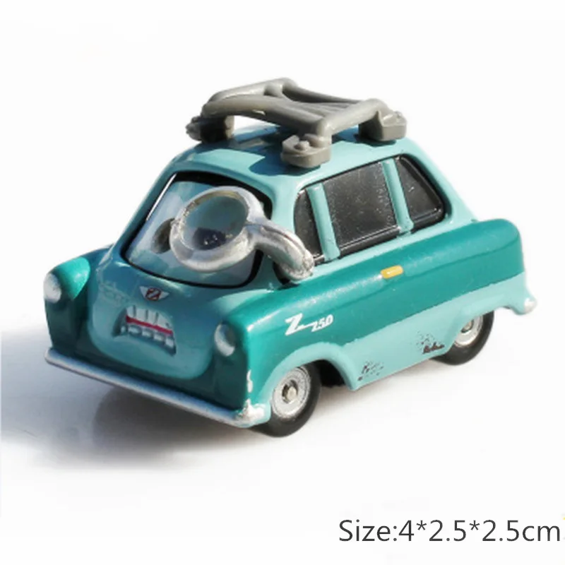 Disney Pixar тачки 3 2 сказочные Hudson Hornet Салли матер Молния Маккуин 1:55 литые под давлением модели автомобилей из металлического сплава детский подарок игрушка для мальчика - Цвет: Professor