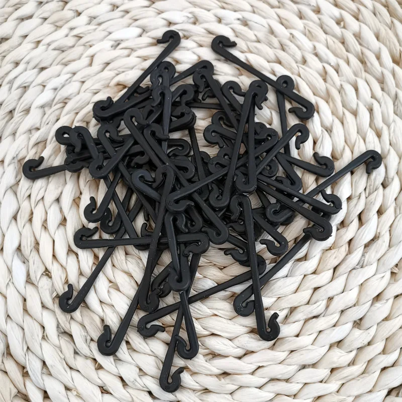 300Pcs Self-Locking Plant Vines Tied Buckles Flexible Fixed Strapping Clips Fastener Lashing Hook Twist Ties for Home Garden