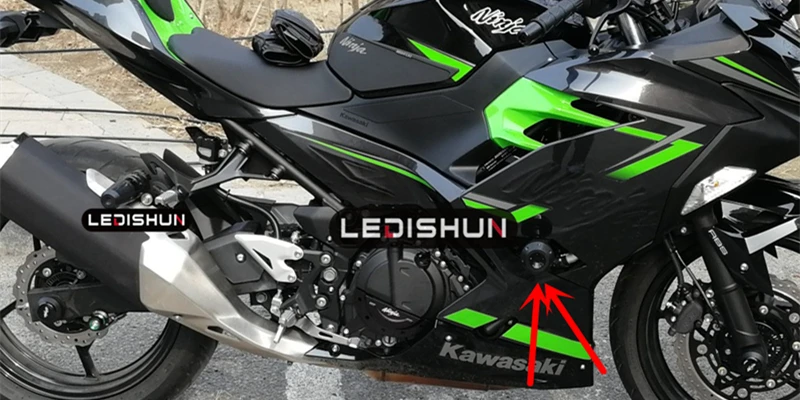 Для Kawasaki NINJA 400 NINJA400 250 Z400 Z 18 19 мотоциклетные краш-колодки рамки слайдер защита от падения