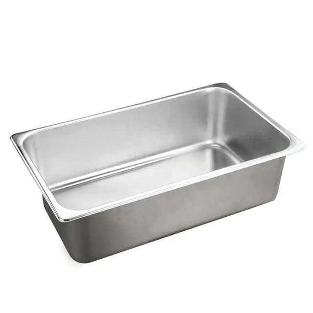 Buy Stainless Steel Food Buffet Basin Pates Pots Tray