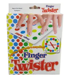 Оптовая продажа 5 шт. палец twister игрушки игра мини-версия таблицы партии игры вечере игрушка игра для детей семьи ум игры мешок добычу