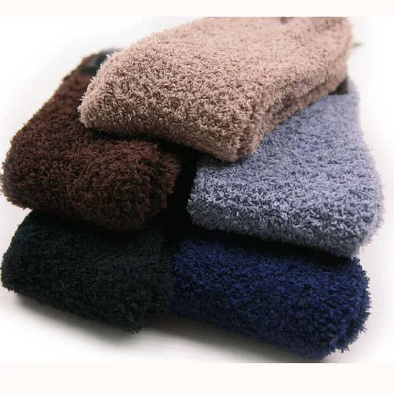Winter Warm Thick Coral Fleece Socks