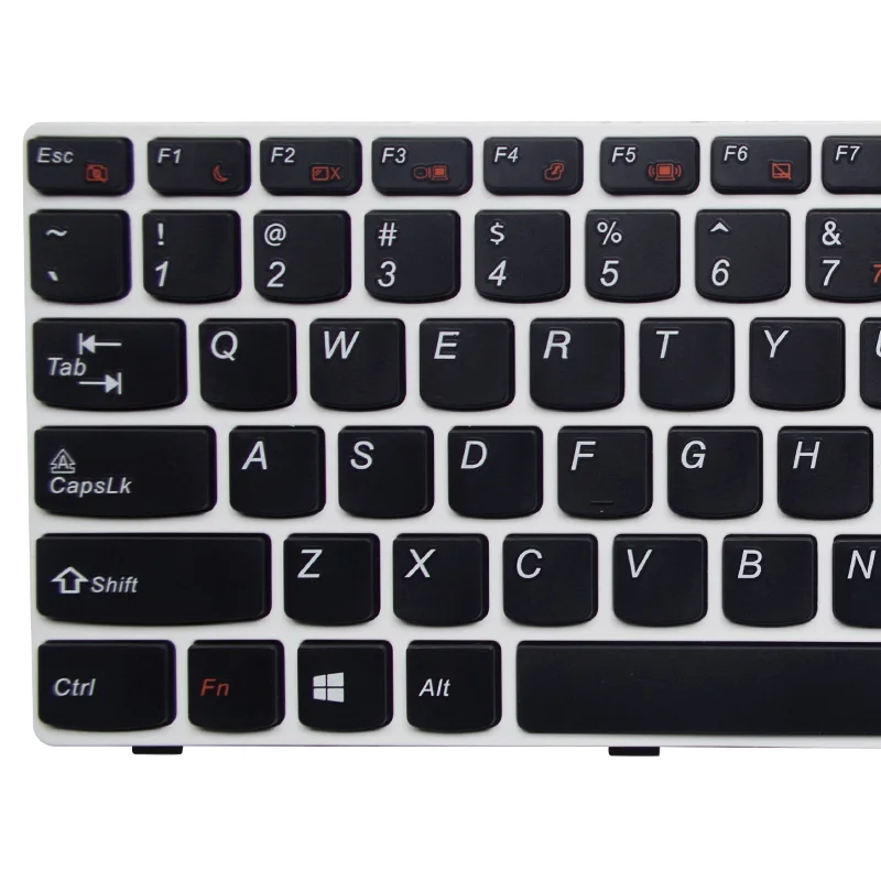 Новая английская клавиатура GZEELE для ноутбука Lenovo G480 G485 Z380 Z480 Z485 G480A G485A белый