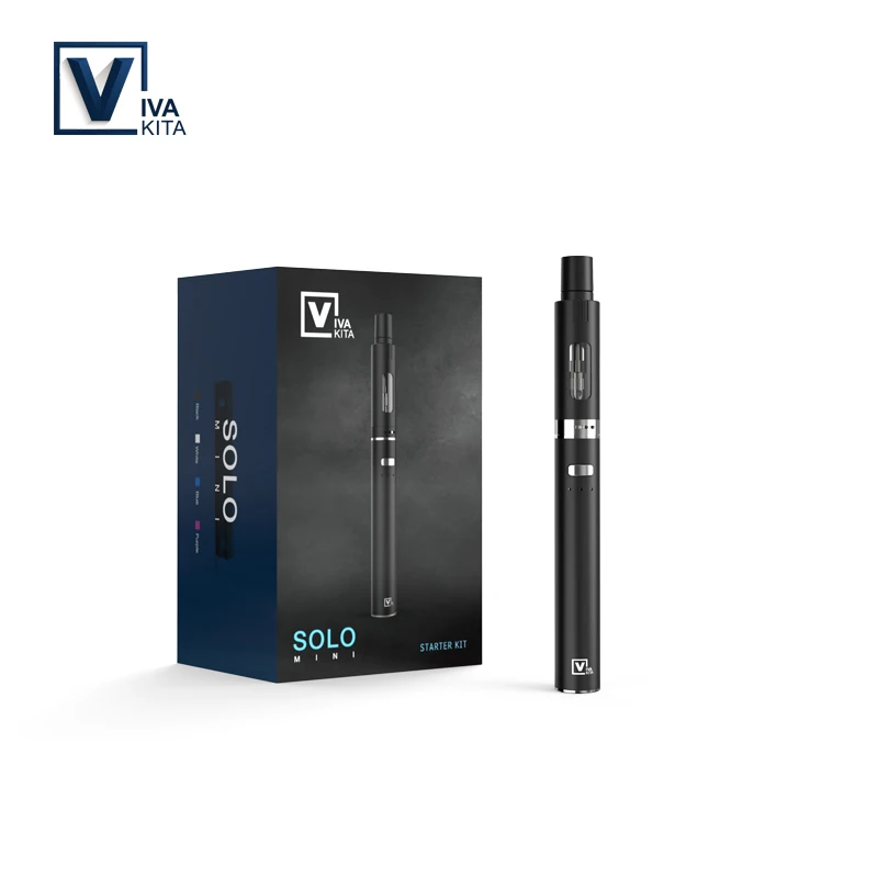 Все-в-одном электронная сигарета vapor Solo Mini kit 650 курительный кальян встроенный мод 20 Вт модный 2,0 мл бак 0.8ом герметичный Топ наполнение